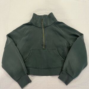 lululemon athletica scuba oversized funnel-neck half zip